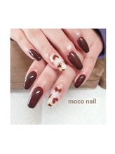 モコネイル(moco nail)/☆ワンカラー2本アート☆