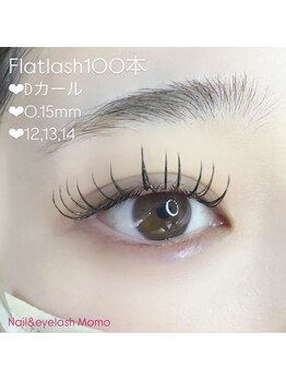モモ(Momo)/フラットラッシュ100本