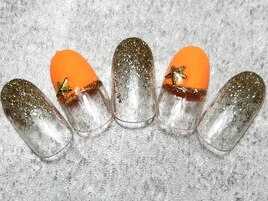 塗りかけネイル