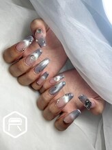 レディスペネイル メイニ 名駅東口(Redispe nail mei2)/長さ出し10本+持ち込みデザイン