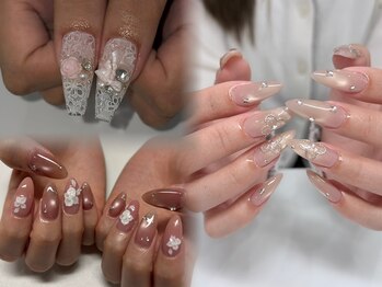アイネイルズ 横浜WEST店(I-nails)の写真/ブライダルネイル9480円～大切なイベントを素敵なネイルで☆オーダーチップ10000円～ご案内◎