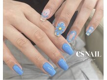 エスネイル 新宿西口店(es NAIL)/クリアぷくぷくネイル