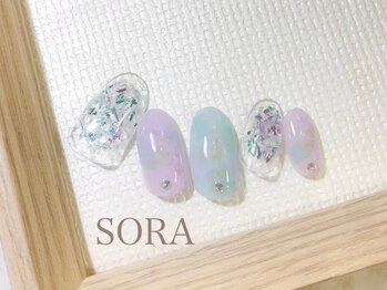 ソラ(SORA)の写真/大人可愛いネイルならSORAにお任せ☆デザイン豊富＆アート多めでお気に入りがきっと見つかる！