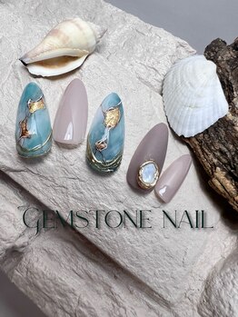 アマリネ(Amarine)/大理石ネイル