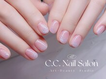 シーシーネイルサロン 池袋(C.C.Nail salon)/ラメグラテーション.