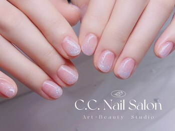 シーシーネイルサロン 池袋(C.C.Nail salon)/ラメグラテーション.
