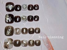 ネイルプランニング(Nail-Planning)/ニュアンスキラキラ6900円フット