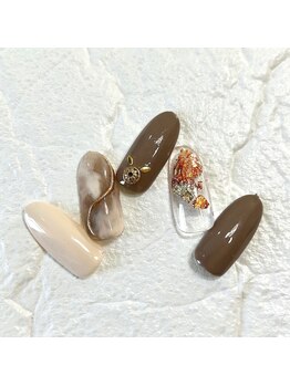 ミュナ(myuna)/ココアブラウンネイル