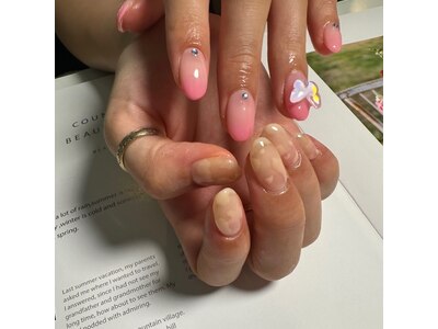 ガーリー、韓国nail得意です☆