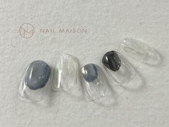 ネイルメゾン 梅田(NAIL MAISON)/もやもやキラキラポップぷっくり