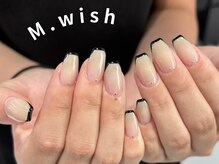 ミーナ バイ エム ウィッシュ(Mina by M.wish)/フレンチネイル×ブラック