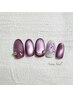【5,6月限定】マグネットネイル×紫陽花アートネイル ¥12,760→¥9,200