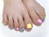 【モニター限定】フットワンカラー(2色まで選択OK/オフ/ケア込)￥4000