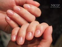 ニコプラス 大橋店(NICO+)/自爪育成中（自爪風仕上げ）