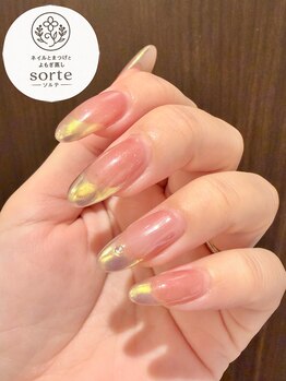 ソルテ 学芸大学(sorte)の写真/キレイめデザインやオフィスネイルが人気！マグネットネイルも豊富にご用意♪自爪に優しいフィルインオフ◎