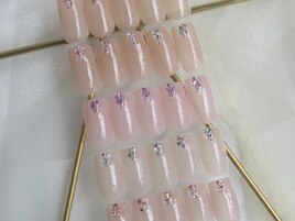 美爪カラー×enoiラメ