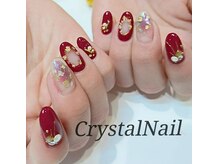 クリスタルネイル イオンモール広島府中店(CRYSTAL NAIL)/ニュアンス×くり抜きネイル