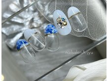 ネイルサロン アージュ(Nail Salon A jyu)/サマーマーブルフレンチ