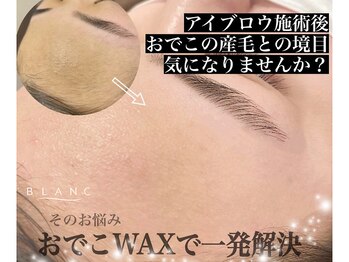 ブラン 成田店(Blanc)/眉毛スタイリング/おでこWAX