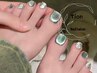 【Foot】夏のごほうび♪ サンダル映え◎夏の定額フットネイル¥7500