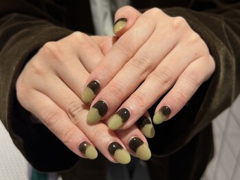 シェルネイル(SHELL NAIL)/ニュアンス/秋/staff:Yuzuha