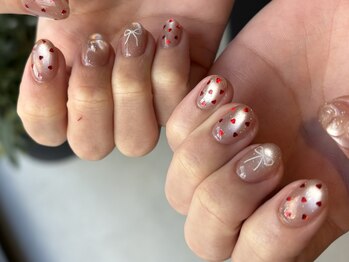 レトネイル レトネイル 大阪梅田(reto nail)/ハートホロ/リボン/マグネット
