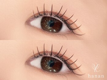 ハナン 札幌大通店(hanan)の写真/【濃密なのに軽い付け心地】自まつげが少ない方でも、最新フラットラッシュで理想のボリュームを叶える！