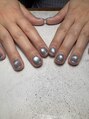 マニ ネイル ケア 京都店(mani nail CARE)&nbsp;透け感がかわいいマグネットネイル^^