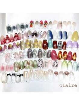 クレール(claire)の写真/【当サロン人気No.1アートコース★】周りと差がつく最旬デザインを豊富に取り揃え♪ネイル初心者さんにも◎