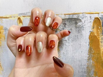 キキネイル たまプラーザ店(kikinail)/9.10月定額B べっ甲ネイル