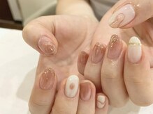 アイネイルズ 渋谷店(I nails)/【Saki.o】ピンクドット