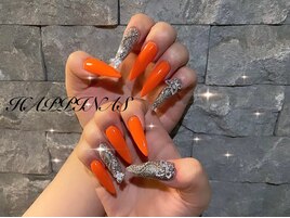 オレンジネイル