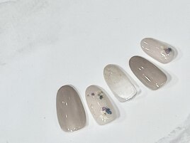 ドライフラワーネイル