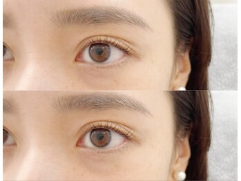 シュール センター南(SURREAL)の写真/【まつ毛パーマで自然な仕上がりへ☆】自まつげを根元からぐっと立ち上げぱっちり印象なお目元に♪