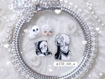 ハピナス(HAPPINAS)/痛ネイル/キャラクターアート/3D