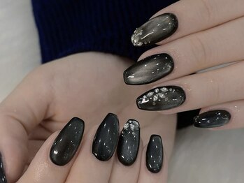 ネイルズバー 新宿店(Nails Bar)/ブラックキャットアイネイル