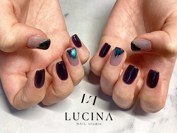 ネイルスタジオ ルキナ(LUCINA)/T-255 大人上品ニュアンスネイル