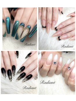 レディアント(Radiant)の写真/【デザイン持込OK★】シンプル～トレンドまでご希望にお応え致します◎貴女史上最高で素敵な指先へ♪