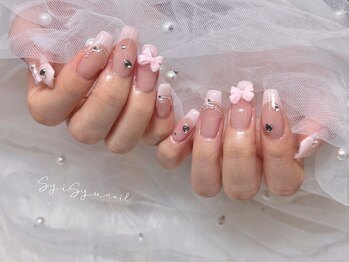 ネイルアンドアイラッシュ シシュ なんば本店(nail&eyelash SyiSyu)/ワンホンフレンチネイル