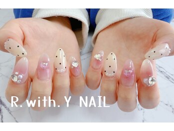アール ウィズ ワイネイル(R.with.Y NAIL)/持ち込みデザイン☆