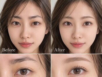 スムー 金沢駅前店(Smoo)の写真/【まつげパーマ×眉毛で一気に垢抜け!】骨格や雰囲気に似合わせます♪【まつげパーマ/マツエク/眉毛】