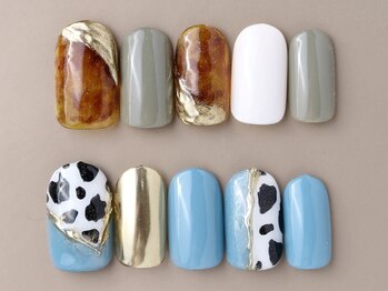 イーネイル(e-NAIL)/秋ネイルサンプル