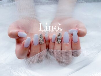 リノズネイルサロンプラス(Lino's Nail Salon +)/ワンカラー×埋めつくし☆