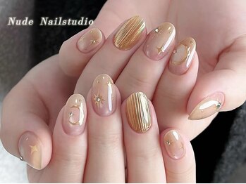 ヌード ネイルスタジオ 船橋店(Nude Nailstudio)/パラジェル/長さだし/オフのみ