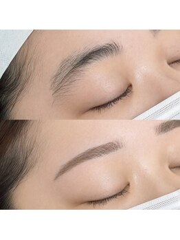 ビーユー(beU.)の写真/美眉ワックス脱毛で理想の眉毛に！