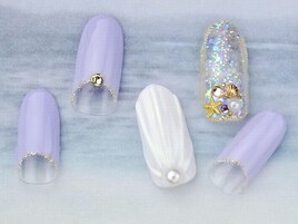 トレンド貝殻ネイル☆
