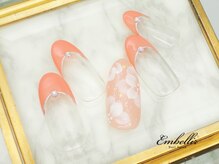 アンベリール 横浜店(Embellir)/(803)手書きフラワーネイル