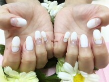 プルミエ ネイル(Premier Nail)/フレンチ☆雪の結晶