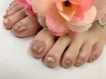 ディーネイル 天王寺(D-nail)/[中村]FOOT☆ナチュラル夏カラー