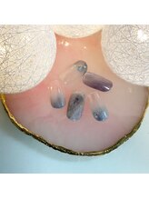 ベリー(berry)/定額¥6500 大理石ネイル